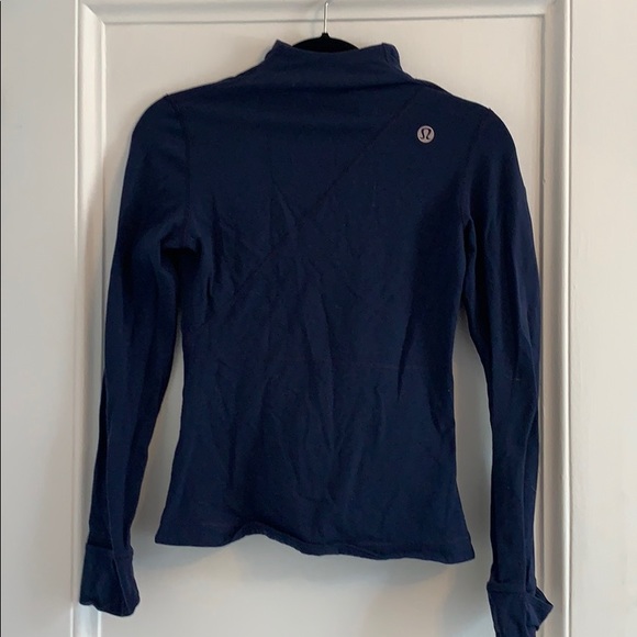 Lululemon Navy ZIP Up Running Jacket Size 4 - Picture 3 of 3